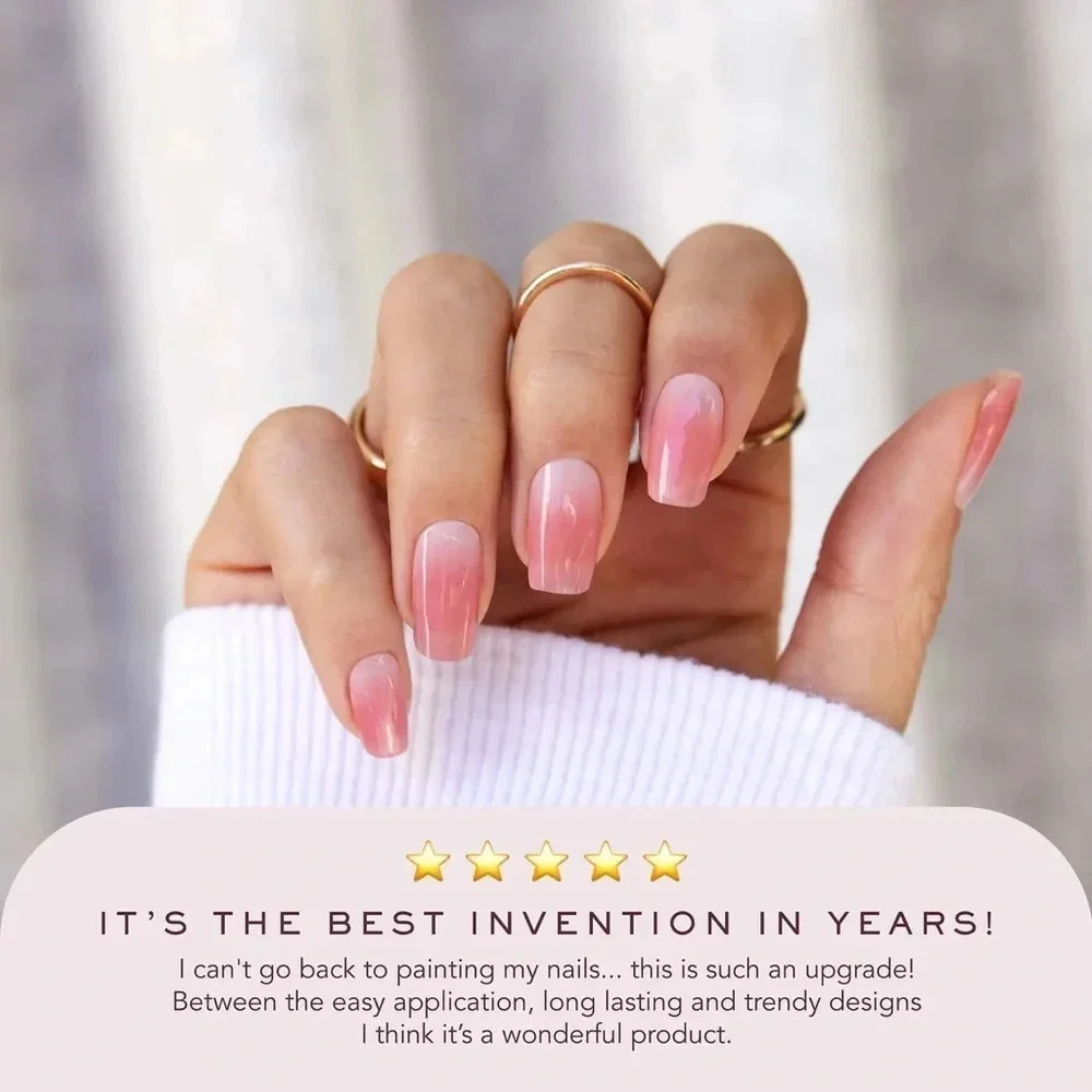 Manime STANDARD-SIZE STICK-ON GELS IN MOCHI OMBRE
